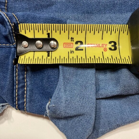 Aeropostale High Waisted Shorty Denim Jean Shorts Size 2 - Picture 11 of 12